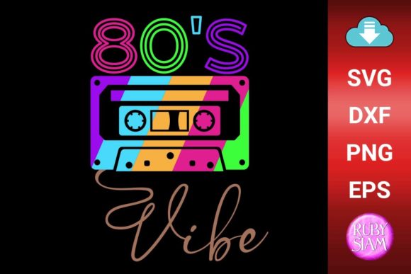 Download 80s Vibe Svg, 80s Vintage, 1980s - 1980s Collection