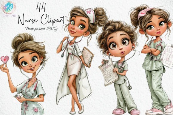 Download Whimsical Nurse Clipart PNG - Whimsical Collection