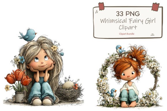 Download Whimsical Watercolor Fairy Garden PNG - Premium Resources