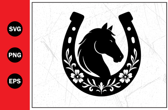 Download Horse Head Floral Embellishments Svg Png - Embellishments Collection