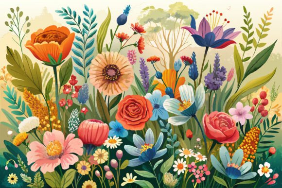 Download Boho Watercolor Wildflowers - Boho watercolor Collection